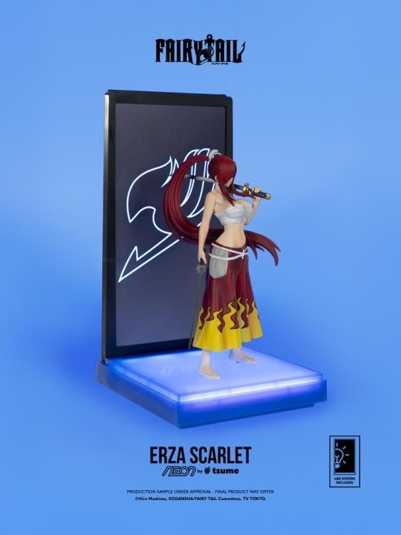Fairy Tail NEON Erza Scarlet Lighted Display Figure Gallery Image 7