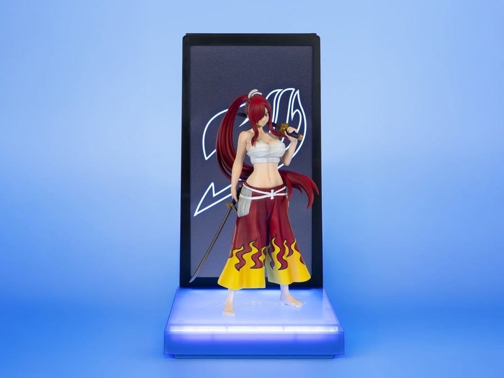 Fairy Tail NEON Erza Scarlet Lighted Display Figure Gallery Image 1