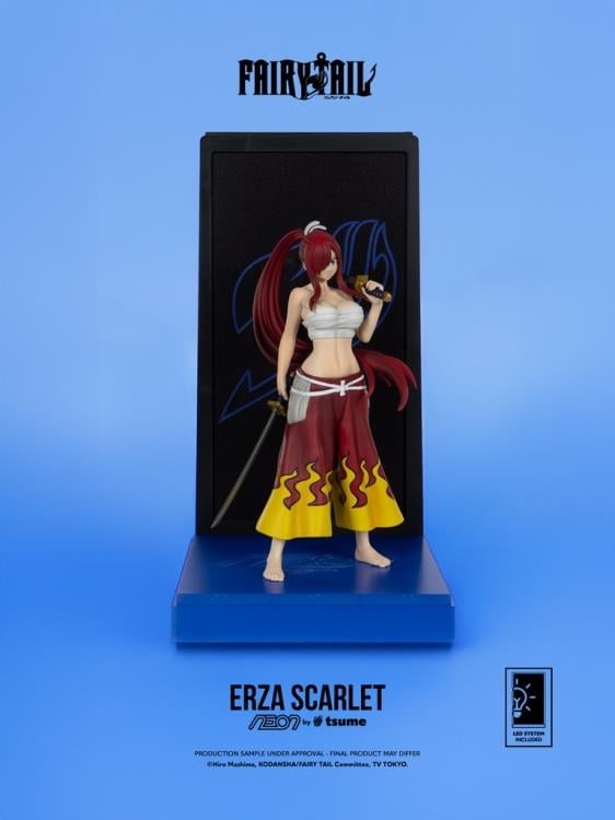 Fairy Tail NEON Erza Scarlet Lighted Display Figure Gallery Image 4