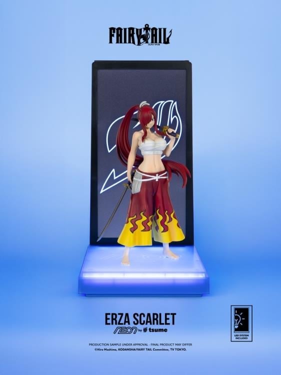Fairy Tail NEON Erza Scarlet Lighted Display Figure Gallery Image 3