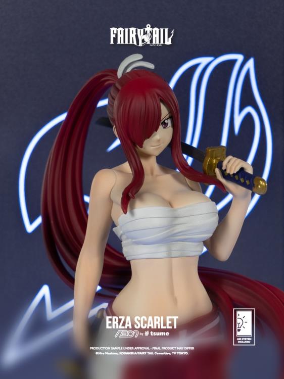 Fairy Tail NEON Erza Scarlet Lighted Display Figure Gallery Image 10