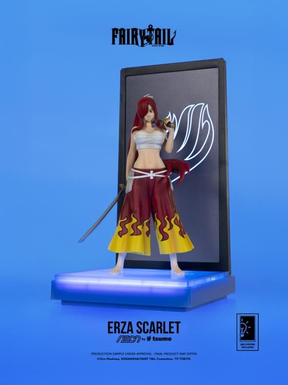 Fairy Tail NEON Erza Scarlet Lighted Display Figure Gallery Image 8