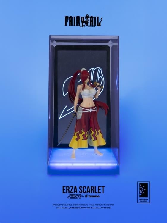 Fairy Tail NEON Erza Scarlet Lighted Display Figure Gallery Image 5