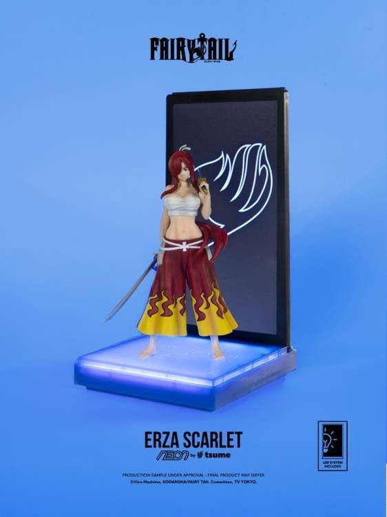 Fairy Tail NEON Erza Scarlet Lighted Display Figure Gallery Image 6