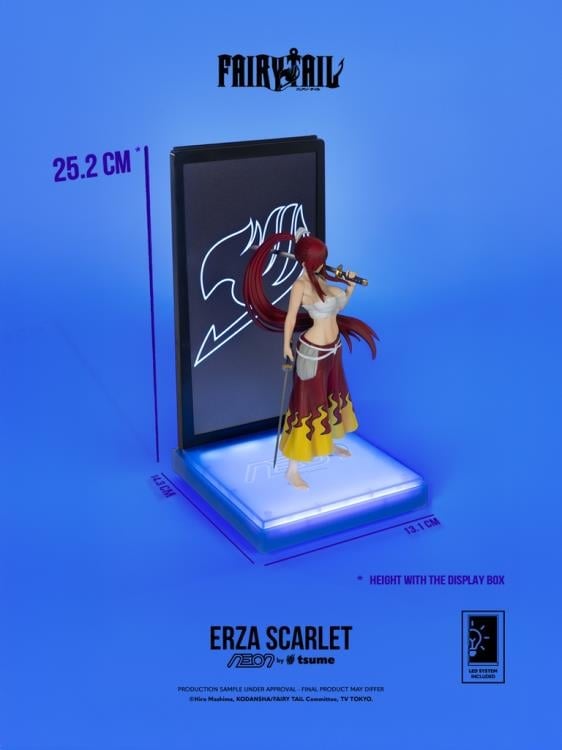 Fairy Tail NEON Erza Scarlet Lighted Display Figure Gallery Image 9
