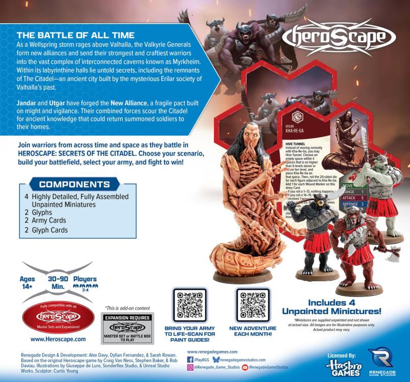 Heroscape: Secrets of the Citadel Might of the New Alliance Army Expedition Expansion (Unpainted) Gallery Image 4