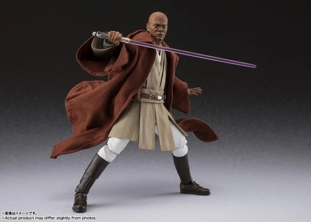 Star Wars: Revenge of the Sith S.H.Figuarts Mace Windu (Classic Ver.) Exclusive Action Figure Gallery Image 5