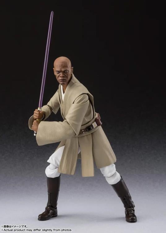 Star Wars: Revenge of the Sith S.H.Figuarts Mace Windu (Classic Ver.) Exclusive Action Figure Gallery Image 7