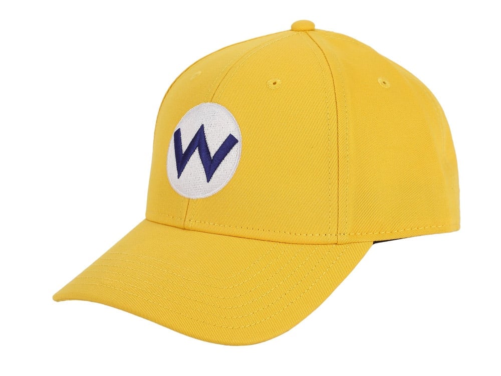 Super Mario Wario Embroidered Snapback Hat Gallery Image 1