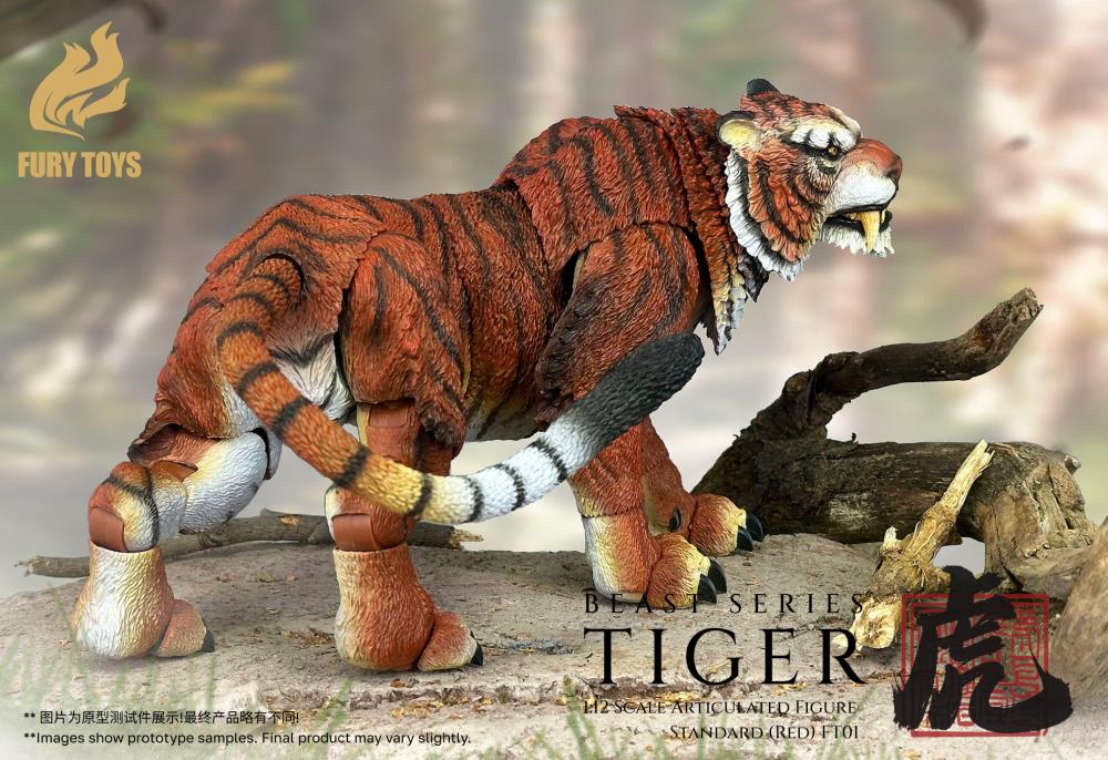 Beast Series Red Tiger (Standard Ver.) 1/12 Scale Action Figure