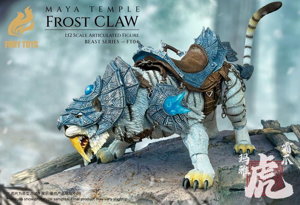 Beast Series Maya Temple Frost Claw White Tiger (Deluxe Ver.) 1/12 Scale Action Figure Gallery Image 5