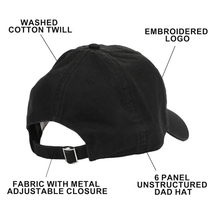 Mortal Kombat Classic Logo Embroidered Dad Hat Gallery Image 7