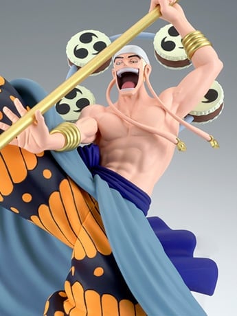 One Piece Cross Posing Enel Figure