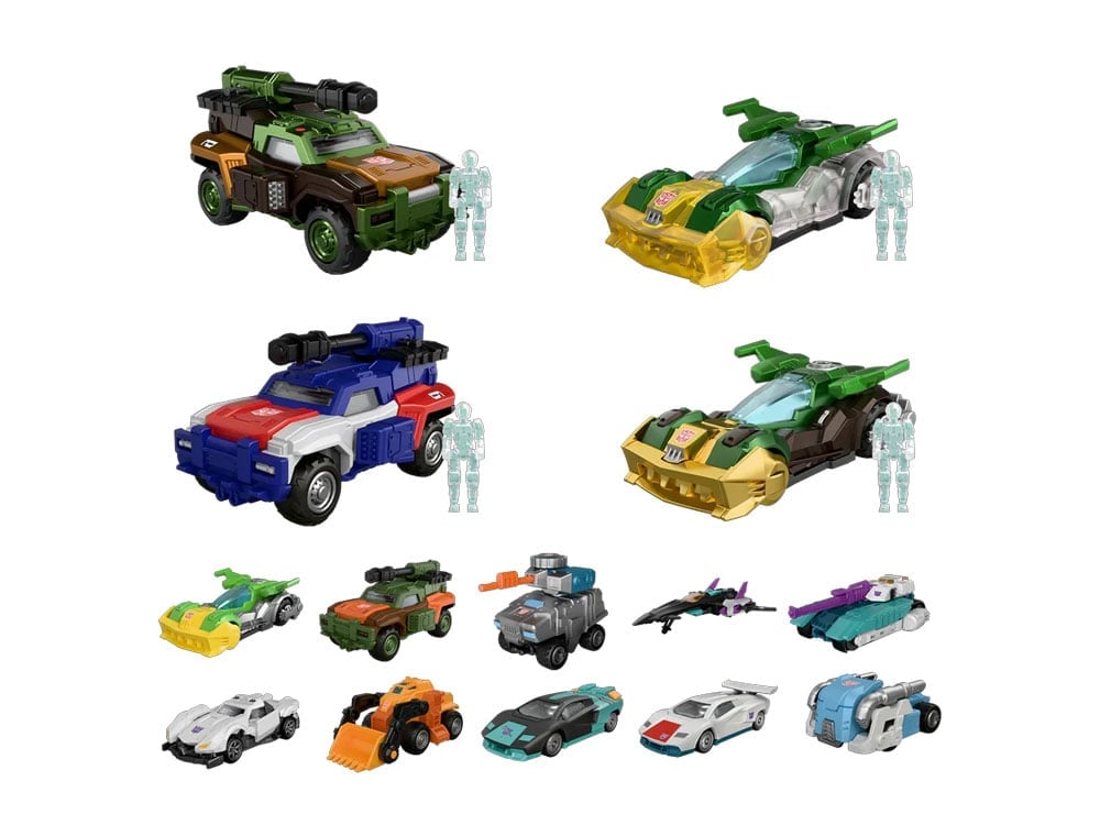 Transformers Blokees Wheels C02 Wreck 'N Rule Box of 12 Random Model Kits Gallery Image 1
