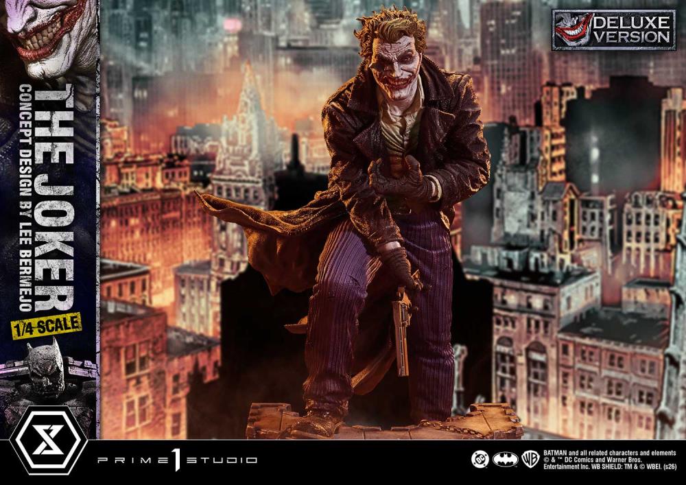 DC Comics Ultimate Premium Masterline The Joker (Concept Design by Lee Bermejo) (Deluxe Ver.) 1/4 Scale Statue Gallery Image 19
