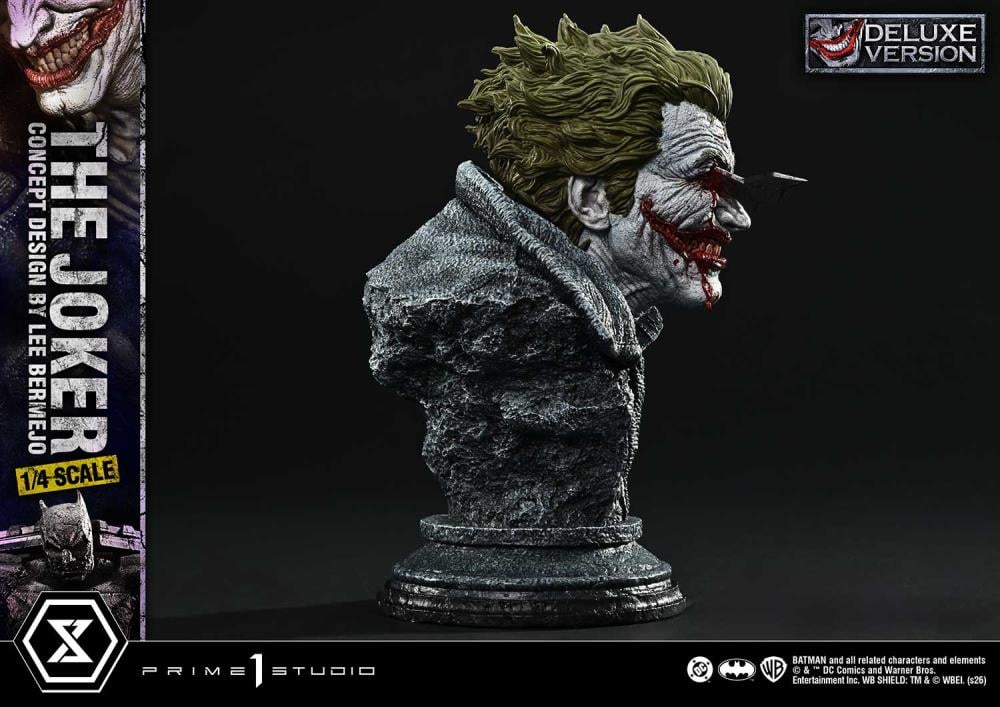 DC Comics Ultimate Premium Masterline The Joker (Concept Design by Lee Bermejo) (Deluxe Ver.) 1/4 Scale Statue Gallery Image 32