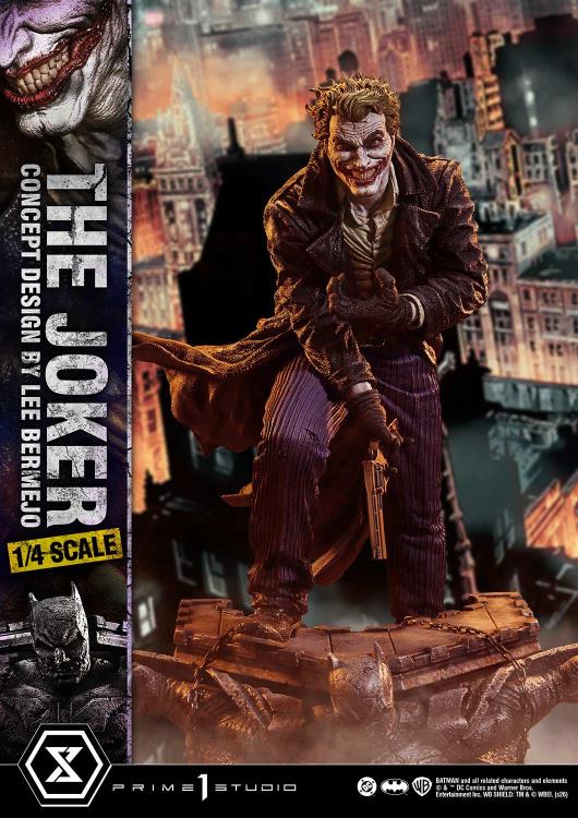 DC Comics Ultimate Premium Masterline The Joker (Concept Design by Lee Bermejo) (Deluxe Ver.) 1/4 Scale Statue Gallery Image 21