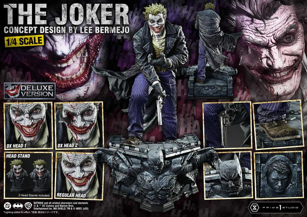 DC Comics Ultimate Premium Masterline The Joker (Concept Design by Lee Bermejo) (Deluxe Ver.) 1/4 Scale Statue Gallery Image 40