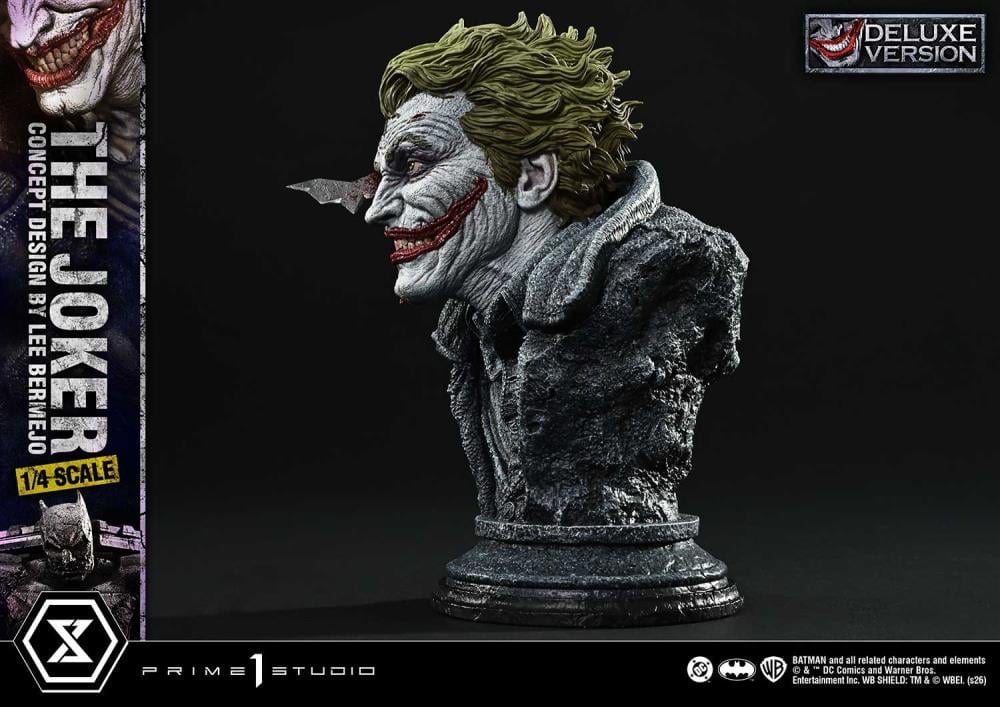 DC Comics Ultimate Premium Masterline The Joker (Concept Design by Lee Bermejo) (Deluxe Ver.) 1/4 Scale Statue Gallery Image 33