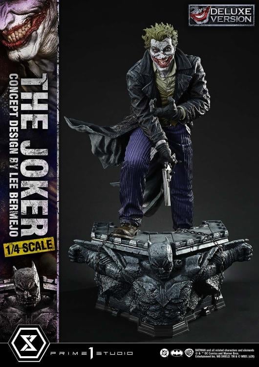 DC Comics Ultimate Premium Masterline The Joker (Concept Design by Lee Bermejo) (Deluxe Bonus Ver.) 1/4 Scale Limited Edition Statue Gallery Image 36