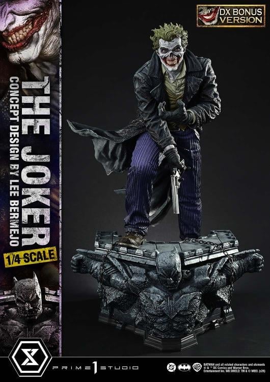 DC Comics Ultimate Premium Masterline The Joker (Concept Design by Lee Bermejo) (Deluxe Bonus Ver.) 1/4 Scale Limited Edition Statue Gallery Image 35