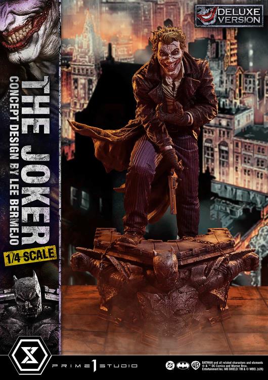 DC Comics Ultimate Premium Masterline The Joker (Concept Design by Lee Bermejo) (Deluxe Bonus Ver.) 1/4 Scale Limited Edition Statue Gallery Image 21