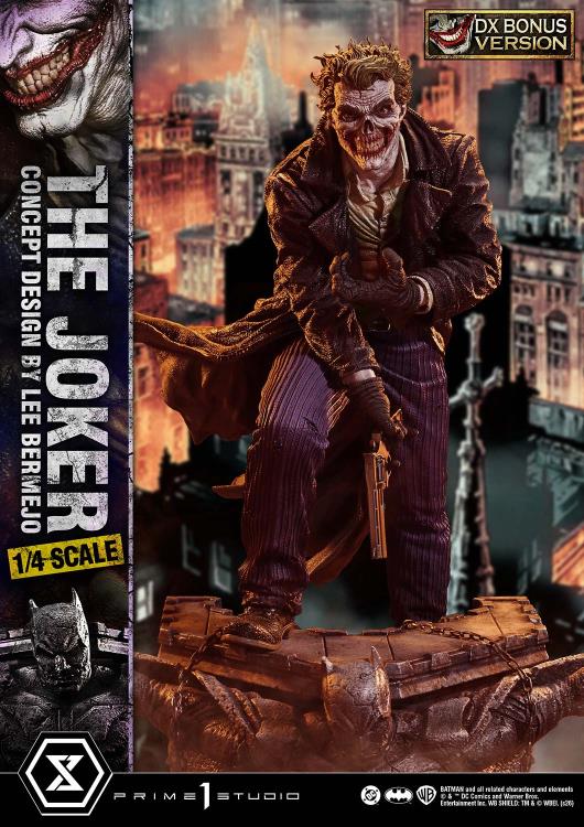 DC Comics Ultimate Premium Masterline The Joker (Concept Design by Lee Bermejo) (Deluxe Bonus Ver.) 1/4 Scale Limited Edition Statue Gallery Image 20