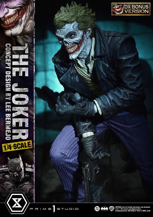 DC Comics Ultimate Premium Masterline The Joker (Concept Design by Lee Bermejo) (Deluxe Bonus Ver.) 1/4 Scale Limited Edition Statue Gallery Image 12