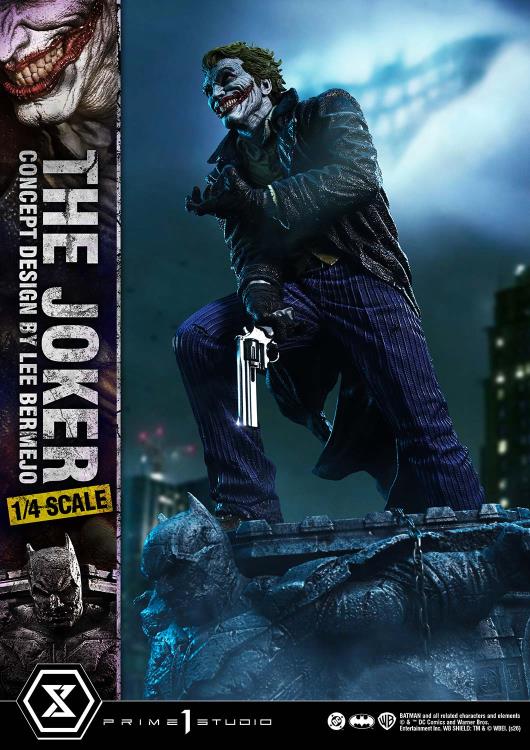DC Comics Ultimate Premium Masterline The Joker (Concept Design by Lee Bermejo) (Deluxe Bonus Ver.) 1/4 Scale Limited Edition Statue Gallery Image 11