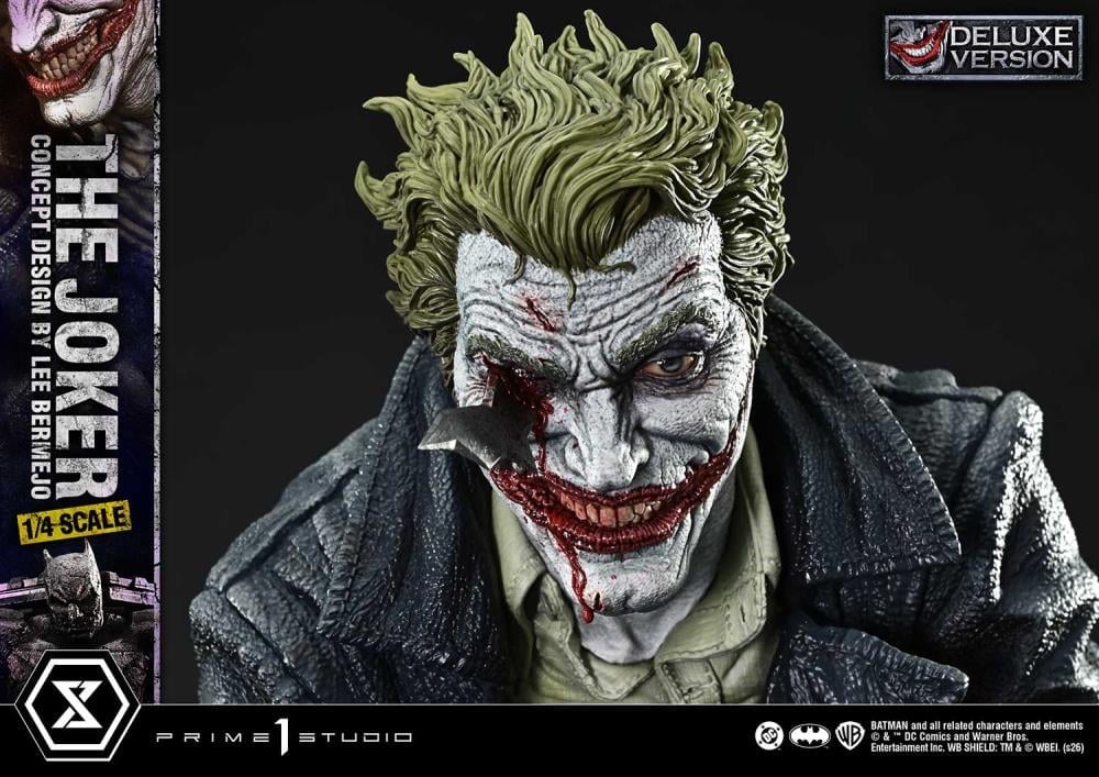 その他 Tales of Joker 5 + 25 & Character 1 2 4 The Joker (by Lee Bermejo - Deluxe Bonus) 1/4 Scale Statue - Spec