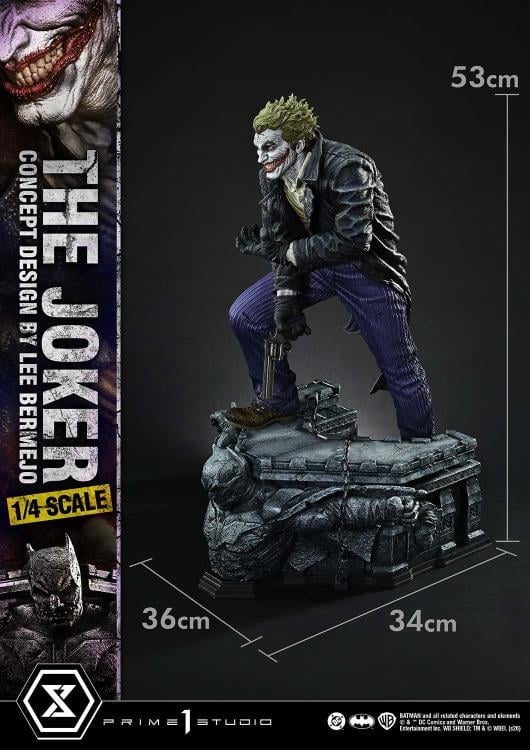 DC Comics Ultimate Premium Masterline The Joker (Concept Design by Lee Bermejo) (Deluxe Bonus Ver.) 1/4 Scale Limited Edition Statue Gallery Image 42