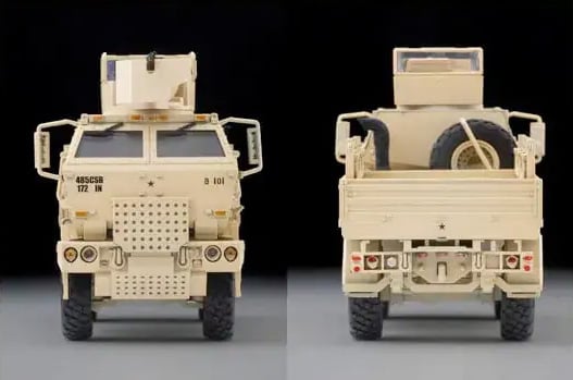 M1078 "War Pig" Gun Truck 1/64 Scale Model Gallery Image 8