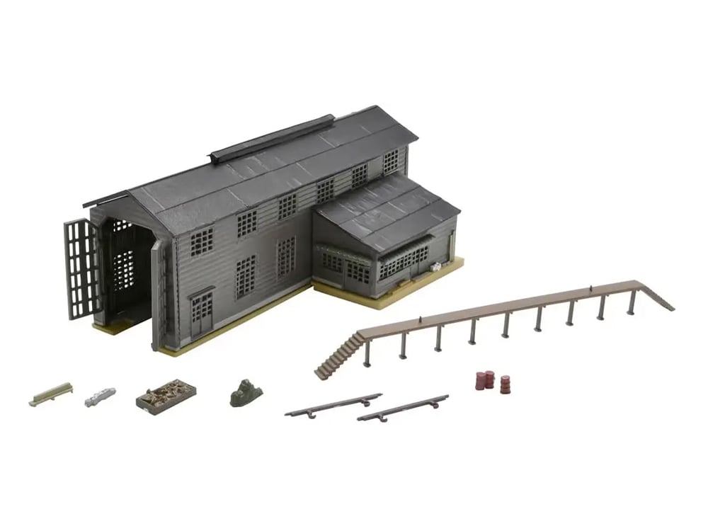 Building Collection 021‑4 Train Depot A4 1/150 Scale Diorama Gallery Image 1