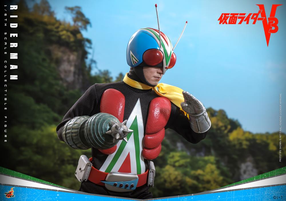Kamen Rider V3 TMS185 Riderman 1/6th Scale Collectible Figure Gallery Image 12