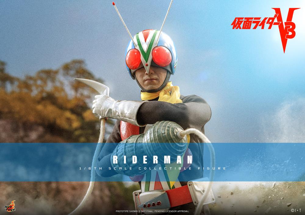 Kamen Rider V3 TMS185 Riderman 1/6th Scale Collectible Figure Gallery Image 4