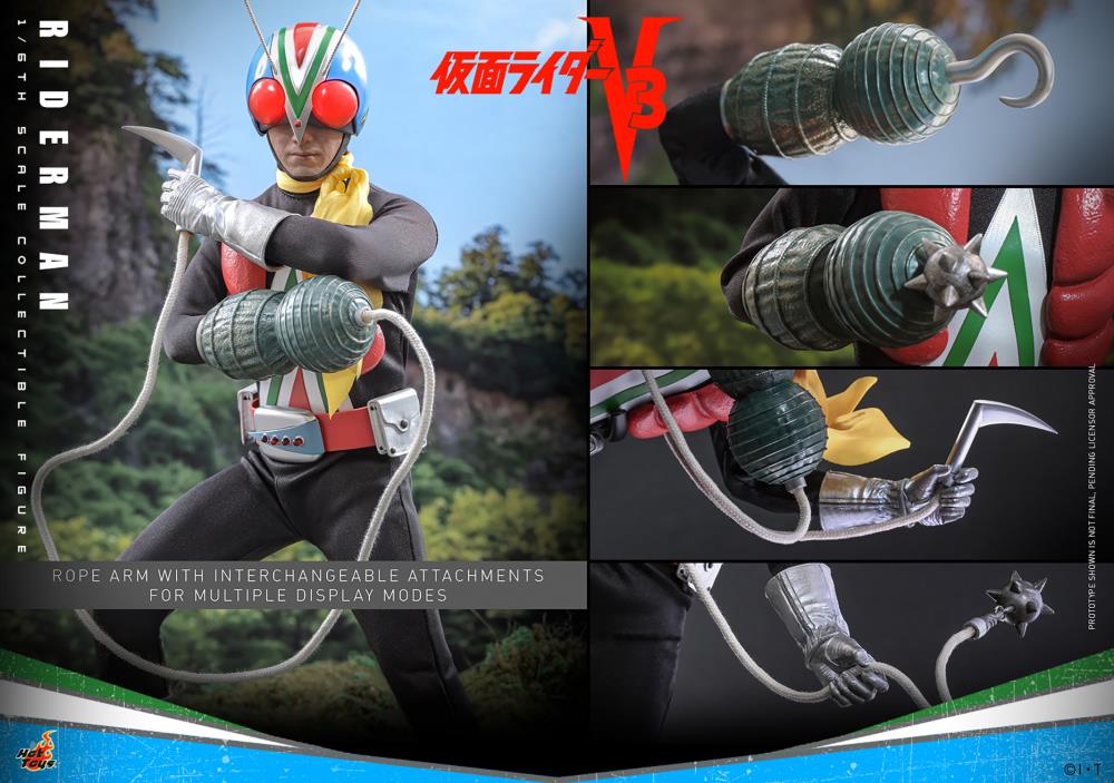 Kamen Rider V3 TMS185 Riderman 1/6th Scale Collectible Figure Gallery Image 16