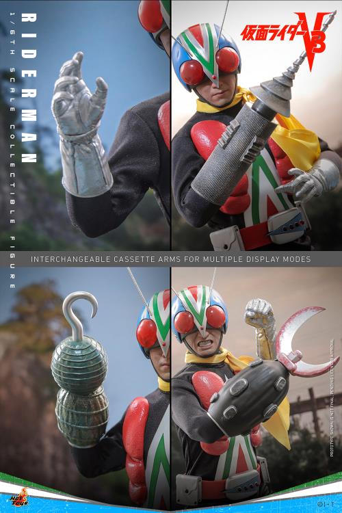 Kamen Rider V3 TMS185 Riderman 1/6th Scale Collectible Figure Gallery Image 15