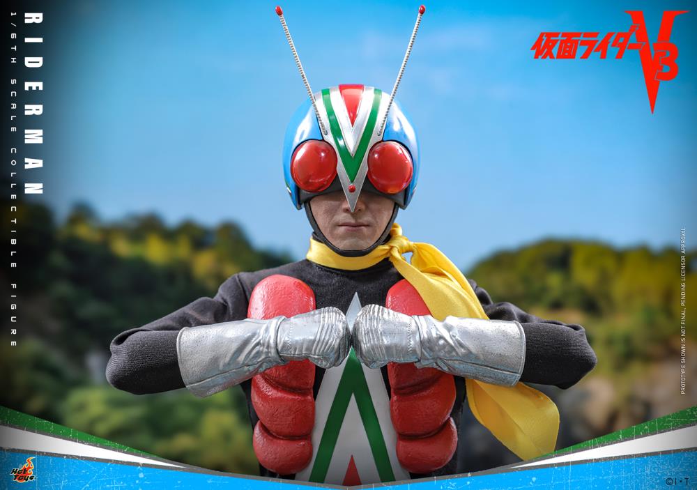 Kamen Rider V3 TMS185 Riderman 1/6th Scale Collectible Figure Gallery Image 11