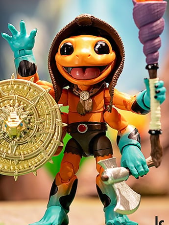 Plunderlings Plunderfrog Cursed Dendro Limited Edition Action Figure Gallery Image 2