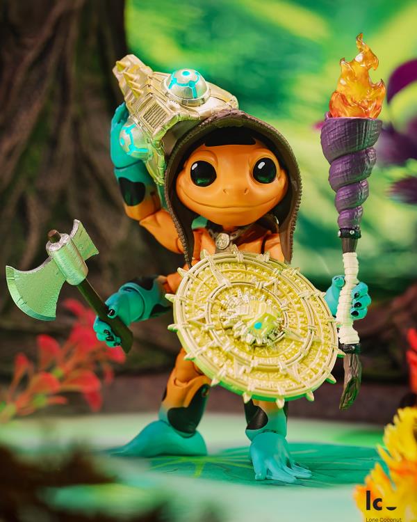 Plunderlings Plunderfrog Cursed Dendro Limited Edition Action Figure Gallery Image 3