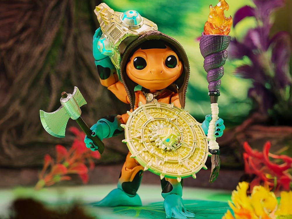 Plunderlings Plunderfrog Cursed Dendro Limited Edition Action Figure Gallery Image 1