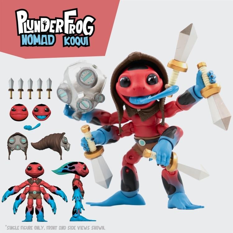 Plunderlings Plunderfrog Nomad Koqui Limited Edition Action Figure Gallery Image 6
