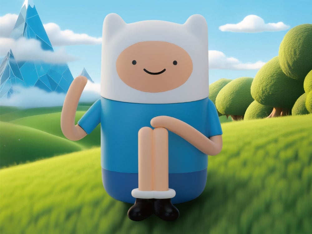 Adventure Time VPBP-042 Finn Vinyl Piggy Bank Gallery Image 1