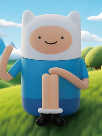 Adventure Time VPBP-042 Finn Vinyl Piggy Bank Gallery Image 2