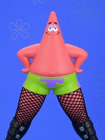 SpongeBob SquarePants Goofy Goober Rock Patrick Star in Fishnets 6" Art Figure Gallery Image 2