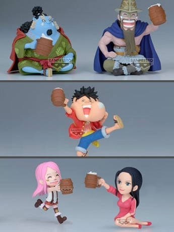 One Piece World Collectable Figure Banquet 1 Box of 12 Random Figures