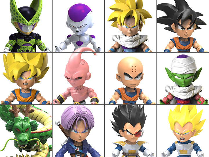 Dragon Ball Z 3" Vinyl Figures Wave 1 Box of 16 Figures Gallery Image 1