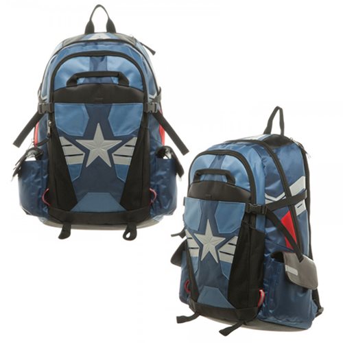Captain America: Civil War Captain America Laptop Backpack Gallery Image 3