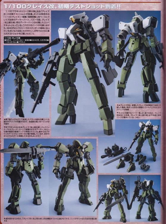 Mobile Suit Gundam: Iron-Blooded Orphans Graze Custom 1/100 Scale Model Kit Gallery Image 3