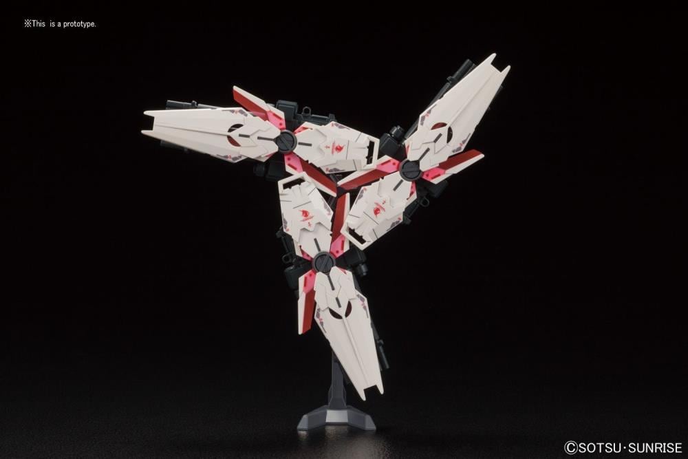 Mobile Suit Gundam Unicorn HGUC 1/144 Full Armor Unicorn Gundam (Destroy Mode) 1/144 Scale Model Kit Gallery Image 4